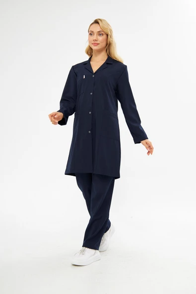 İş Önlüğü Alpak Bayan Lacivert - 5