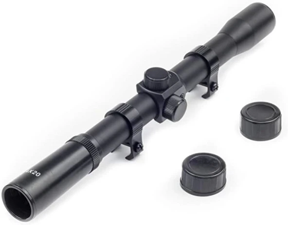 4X20 Full çelik Silah/Tüfek Dürbünü 11mm - 3