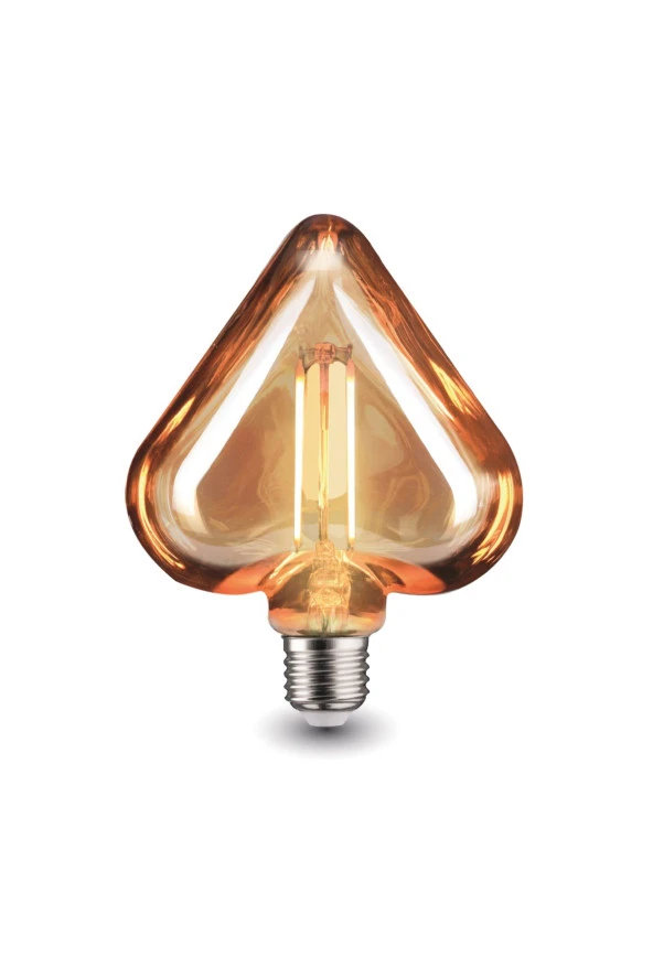 Kalp Filament Led Ampul Amber E27 360Lm