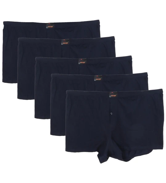 5 Adet Büyük Beden Redzone Penye Boxer Lacivert - 3