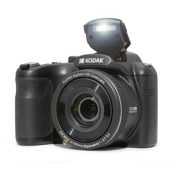 Kodak Astro Zoom AZ255/25x Yakınlaştırma Dijital Fotoğraf Makinesi-Siyah - 2