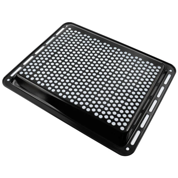 Airfry Ankastre Fırın Delikli Emaye Tepsi - Resim 3