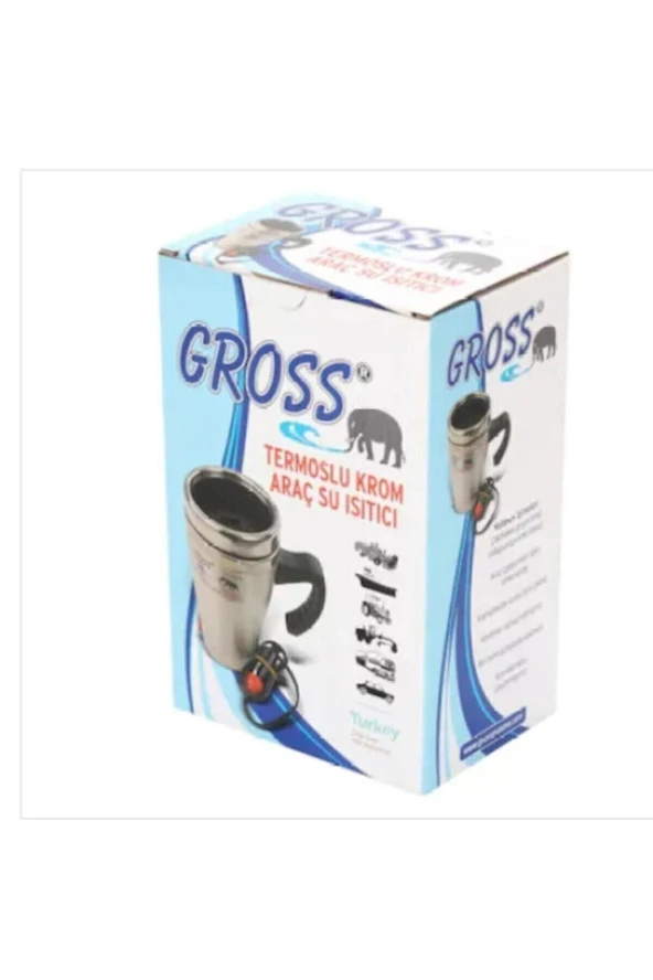 Gross12v Termoslu Araç Su Isıtıcı Kettle 12v Çay Kahve Oto Ketıl Fma00312 - 2