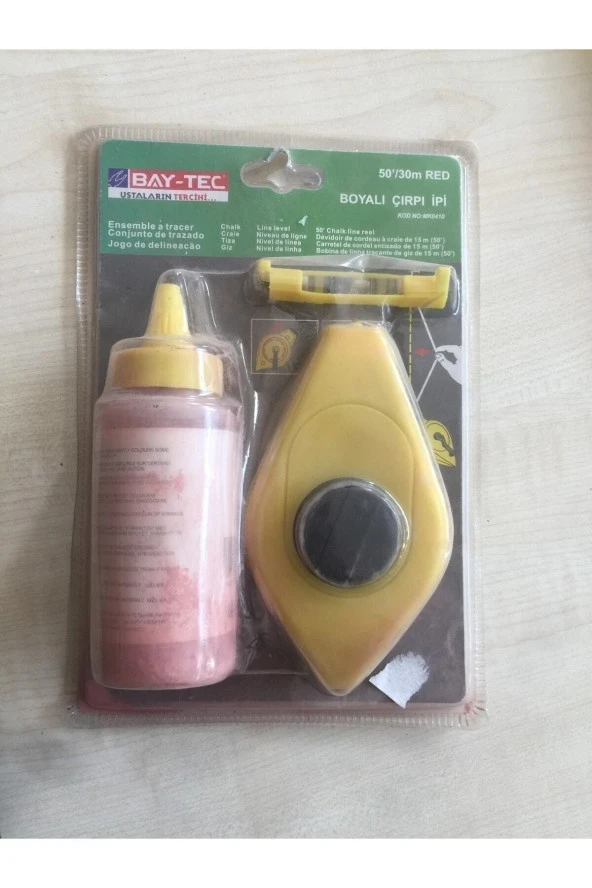 BaytecÇırpı Ipi Kırmızı Boyalı 30mt 115gr Mk0410 6408 - 2