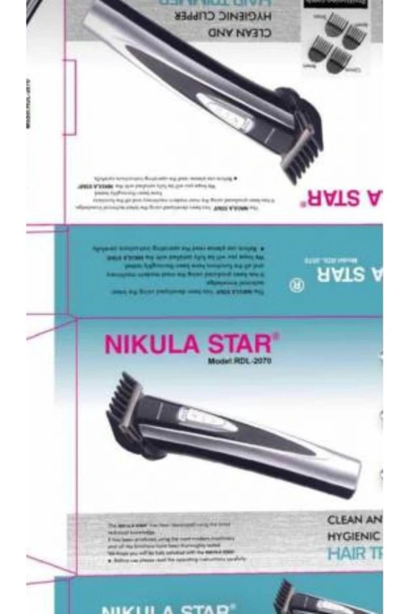 NikulaNıkula Star Rdl 2070 Şarjlı Saç Ve Sakal Traş Makinesi - 2