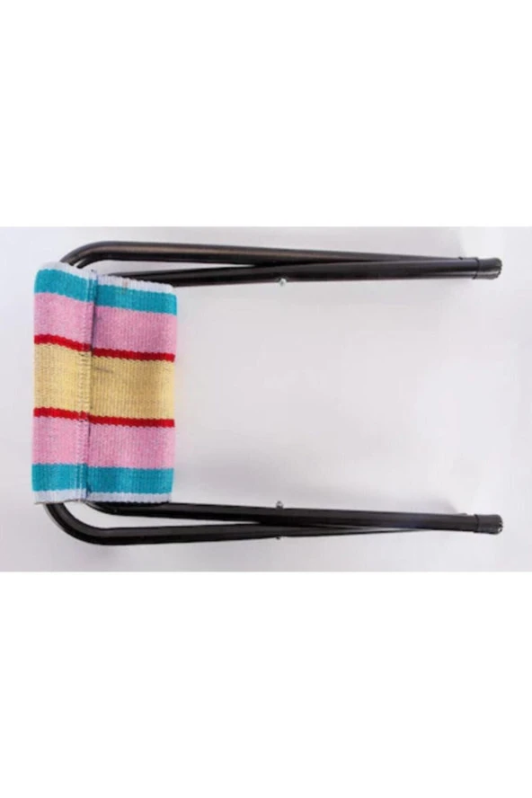 CMCPamir Satış Metal Katlanır Tabure Piknik Balıkçı Plaj Kamp Taburesi 4 Adet - 3