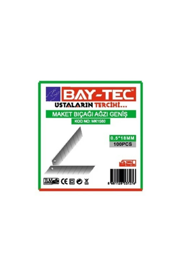 BaytecMaket Bıçağı Ağzı Geniş 0.5 Mm Mk1560 10 Adet - 3