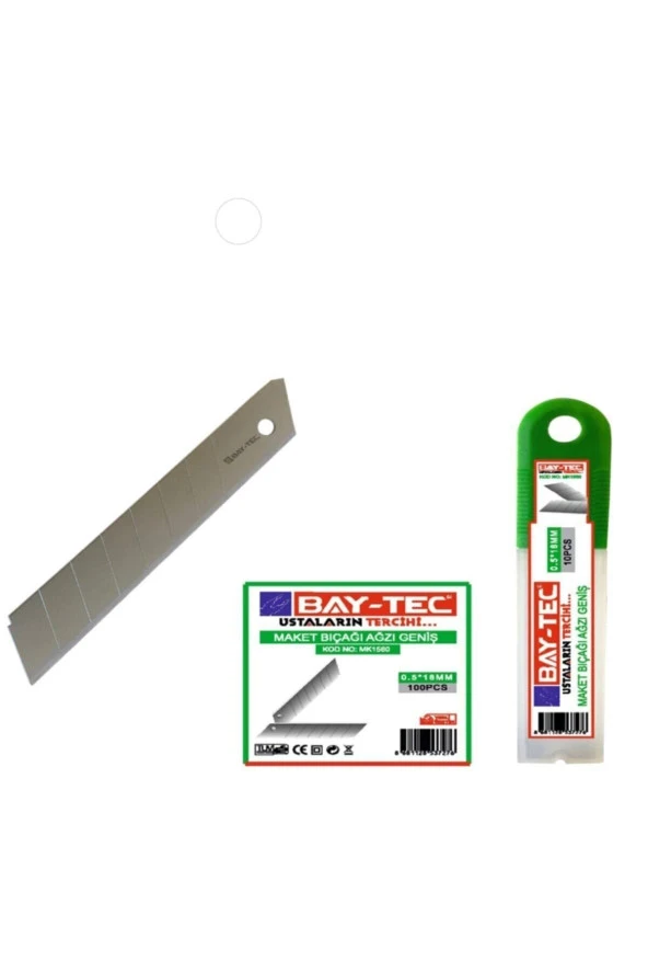 BaytecMaket Bıçağı Ağzı Geniş 0.5 Mm Mk1560 10 Adet - 4