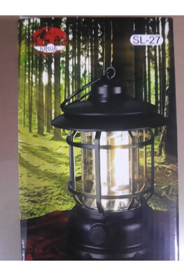 KırgılPamirAVM SL-27 ASKILI ŞARJLI KAMP LAMBASI IŞIK AYARLI