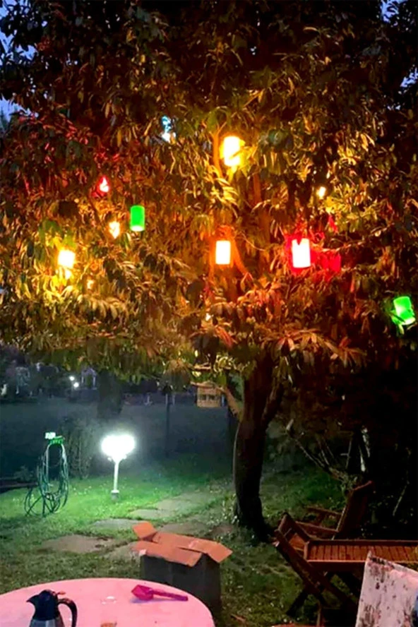 PAMİRAVMAğaç Feneri ,Su Geçirmez Ağaç Feneri  Dekoratif Ağaç Feneri  (6ADET) - 3