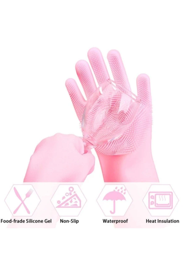 PenguenPng-1501 Sihirli Silikon Bulaşık Eldiveni - 5
