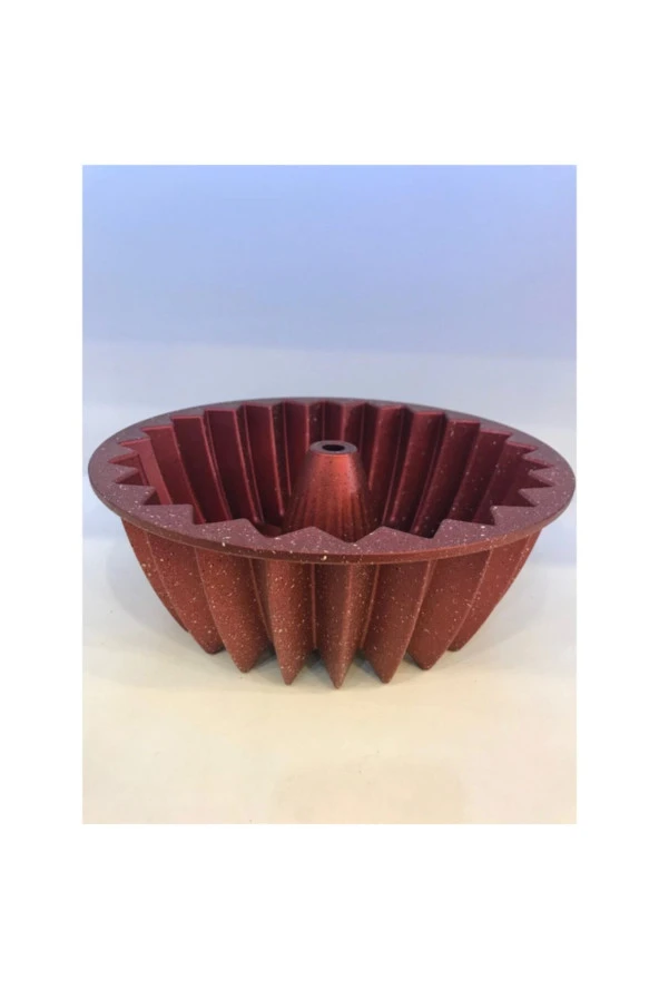 MUTFAKÇADöküm Granit Kek Kalıbı 26 cm Kırmızı - 4