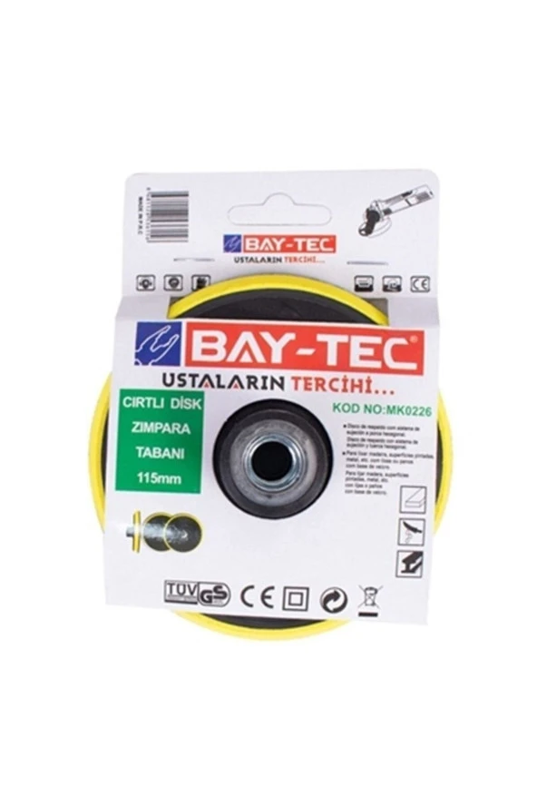 BaytecBay-tec Tabanı Cırtlı Disk Zımpara 180 Mm Mk0240