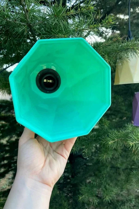 Ağaç Feneri Dekoratif Bahçe Aydınlatma Armatürü Dış Mekan Işıklandırma 6 Adet - 2