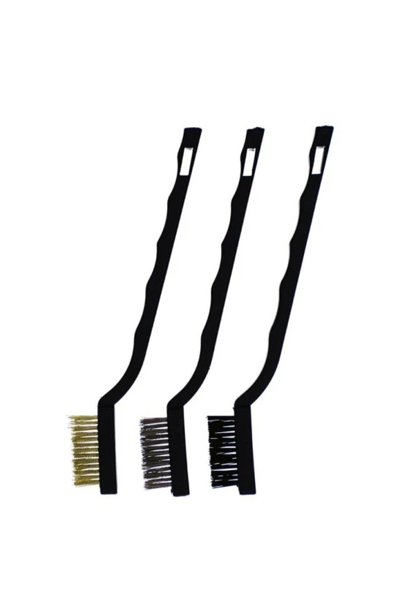 HomaTrade**(6ADET)** Knıtex Ktx-2487 3 Lü Mini Tel Fırça| Yılbaşı - 2