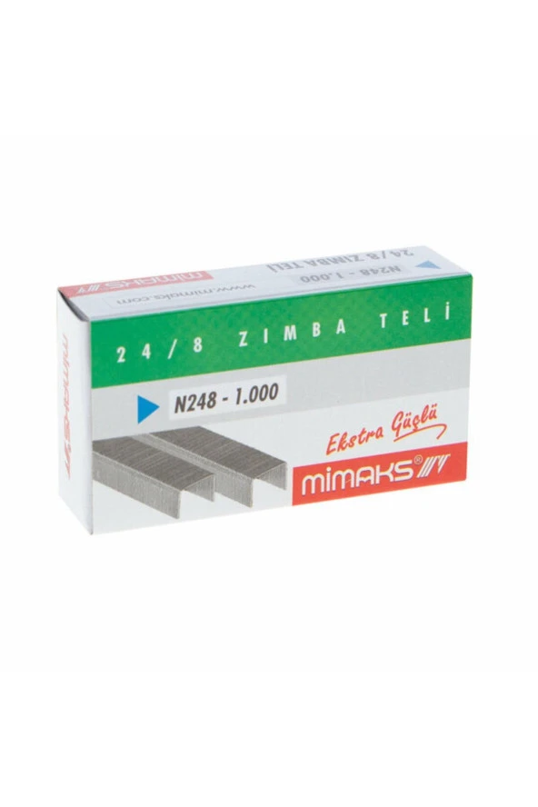 MimaksZımba Teli Nikel N248 1000 Li 24/8 (paket 10 Adet)