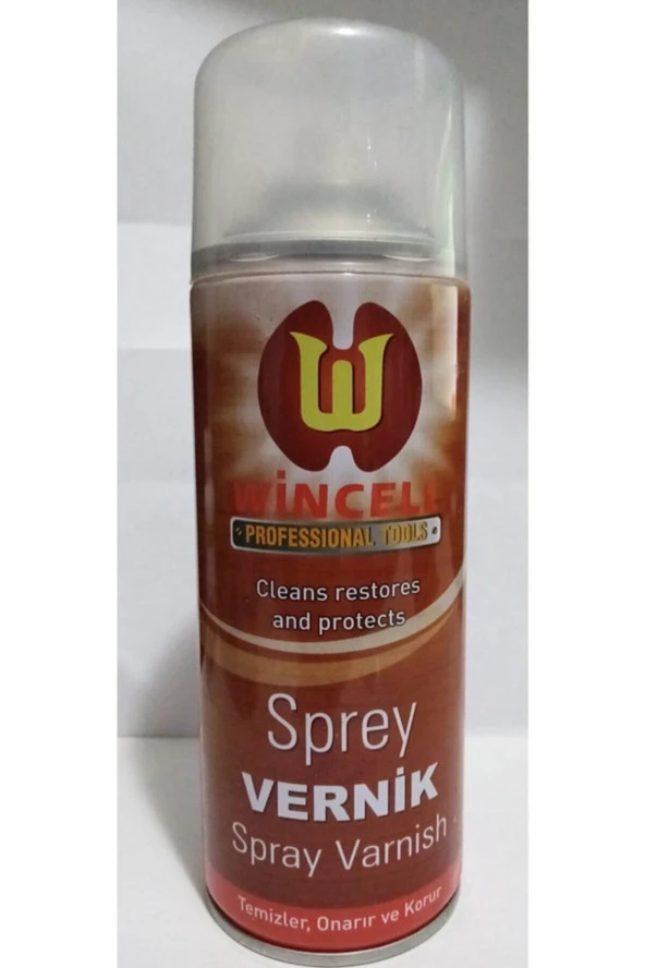 WincellŞeffaf Sprey Vernik 400ml Sprey Vernik Pamir Satış