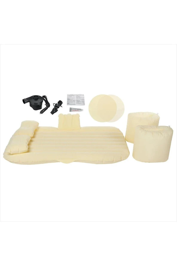 AsonicAs-a27 Elektrikli Çakmak Pompa Yastık Tamir Seti Çanta Hediyeli Araç Içi Şişme Yatağı - 5