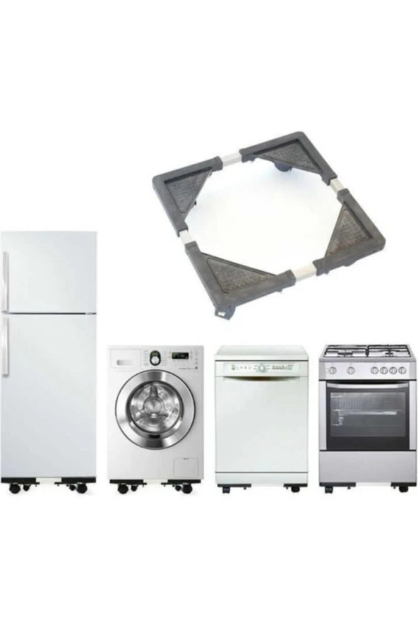 CMCPortatif Çamaşır Makinası Ve Buzdolabı Altlığı