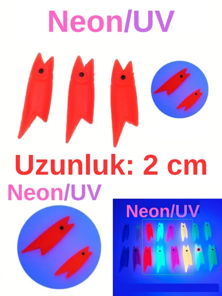 Eagenset Silikon Balık Kafası Yapay Yem Olta Takımı, Çapari, Jig, Yapım Malzemesi 2 cm 5 Adet - 11