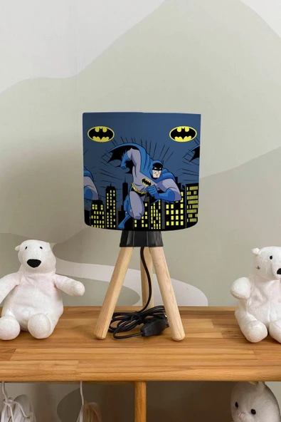 Batman Çocuk Odası Abajur - 1