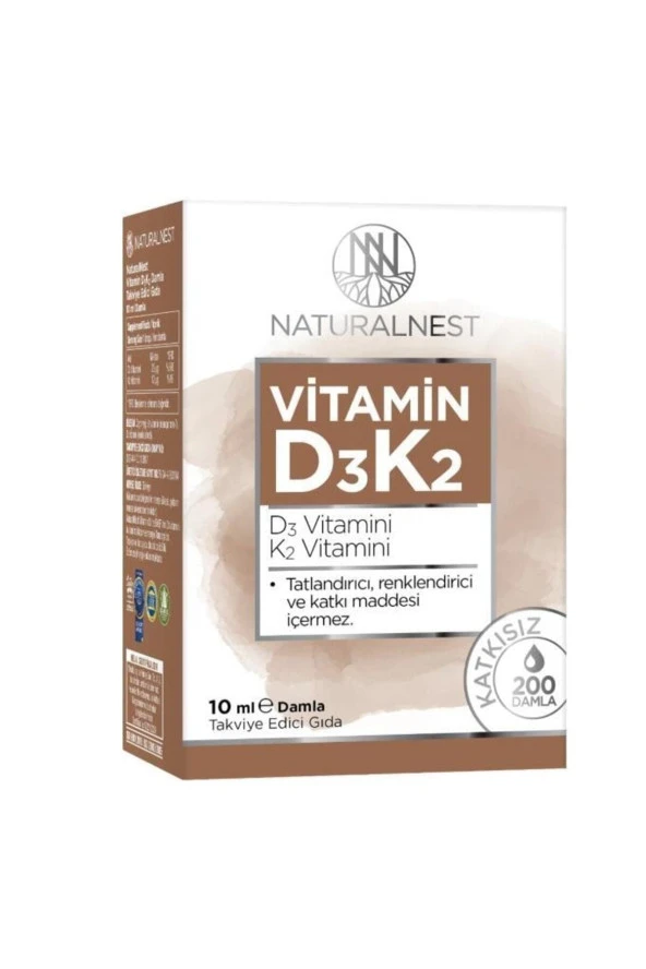 Naturalnest D3k2 Damla 10 Ml