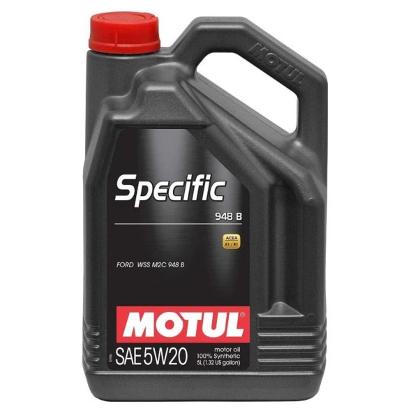 Motul Specific 948 B 5W-20 Tam Sentetik Motor Yağı 5 L