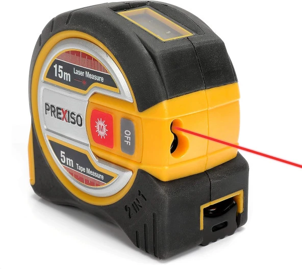 Prexıso Lazerli Şerit Metre PLT15