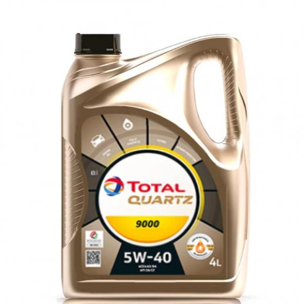 Total Quartz 9000 5W-40 Motor Yağı 4 LT