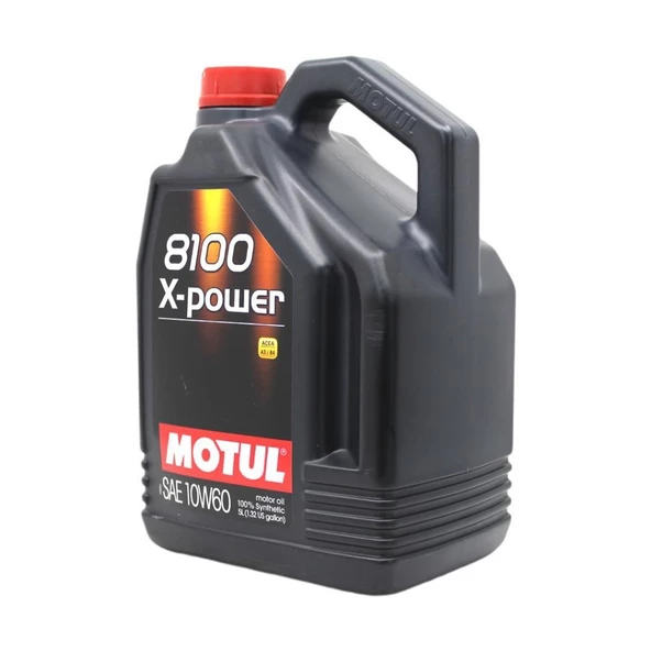 Motul 8100 X-Power 10W-60 Tam Sentetik Motor Yağı 5 L - Resim 3