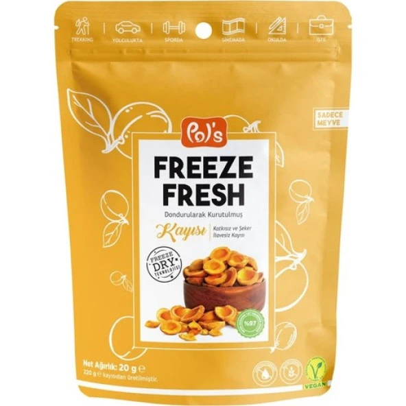 Pol's Freeze Fresh Dried Kayısı
