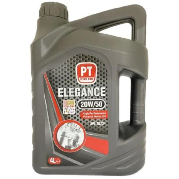 Petro Time Elegance 20W-50 Mineral Motor Yağı 4 L