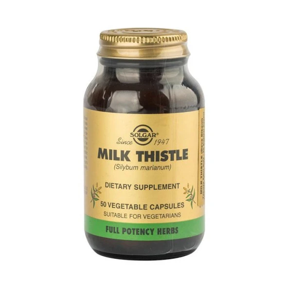 Solgar Milk Thistle 100 mg 50 Kapsül