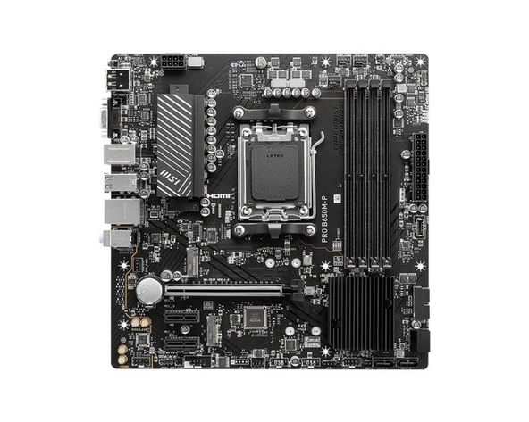 MSI PRO B650M-P AMD B650 AM5 SOKET DDR5 6000(OC) HDMI DP mATX - 3