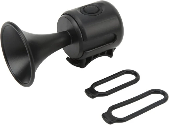 Forte Gt 2121 Yüksek Sesli Elektronik 120 Db Su Gerçirmez Pilli Bisiklet Kornası Siyah ürün görseli