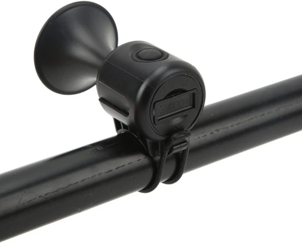 Forte Gt 2121 Yüksek Sesli Elektronik 120 Db Su Gerçirmez Pilli Bisiklet Kornası Siyah - Resim 4