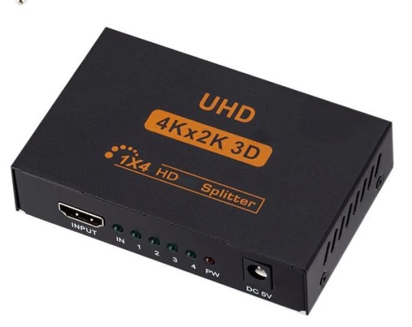 4 Port Uhd 4k Hdmi Switch Ekran Monitör Splitter Çoklayıcı Çoğaltıcı - Resim 2