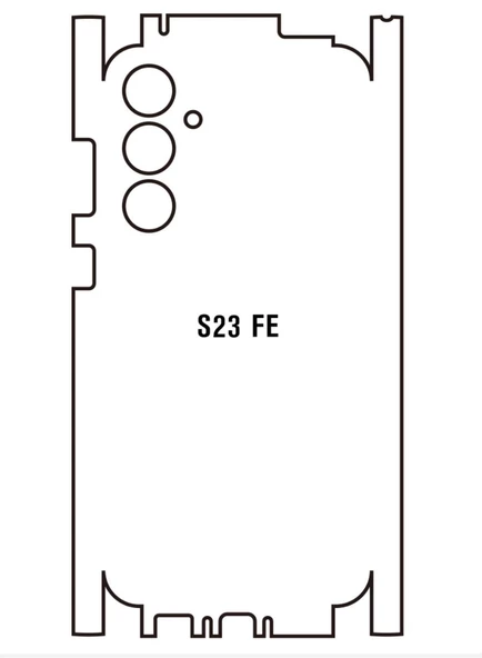Galaxy S23 FE Uyumlu Ön+Arka  360 derece Body Şeffaf Ultra koruyucu Nano Jelatin - Resim 3