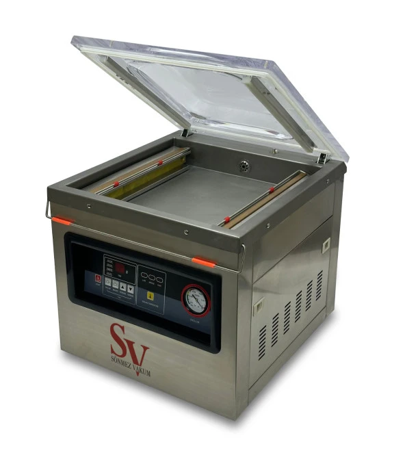 Sönmez Vakum Çift Çene 41 Cm Sucuk Kaşar Peynir Zeytin Vakum Makinesi - 3