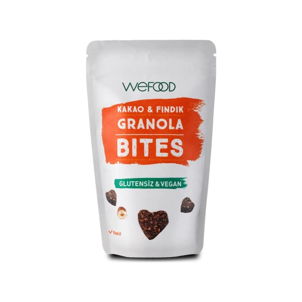 Wefood Kakao & Fındık Granola Bites 40gr