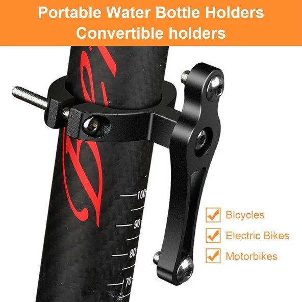 Forte Gt 8101 Bisiklet Suluk Matara Tutucu Aparatı Alüminyum Alaşımlı Kafes Tutucu - 5