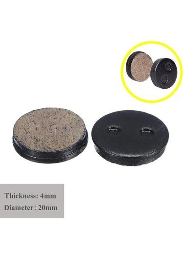 XBYC BLT-3 Xiaomi,Citycoco T4 Scooter Uyumlu Çentiksiz Model Bisiklet Disk Fren Balatası - 2