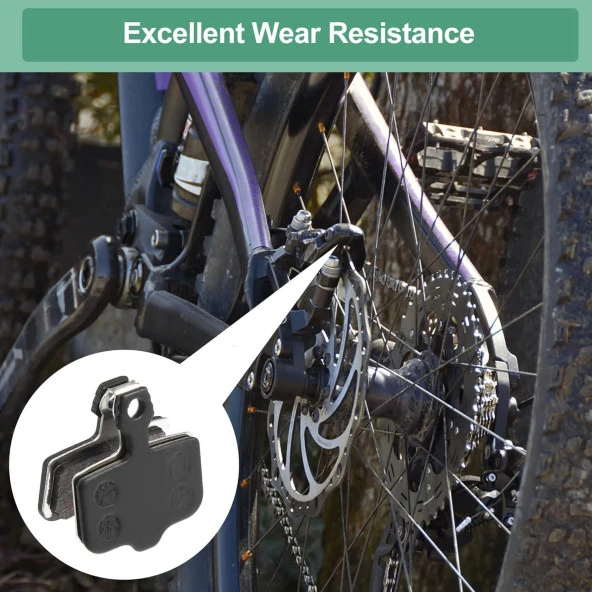 XBYC BLT-5 Sway F3 Fırtına,Gorilla Scooter Uyumlu Bisiklet Disk Fren Balatası - 4