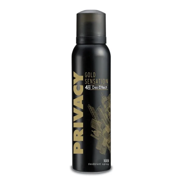 Privacy Gold Sensation Man Dedorant Spray 150 Ml 8690586015981