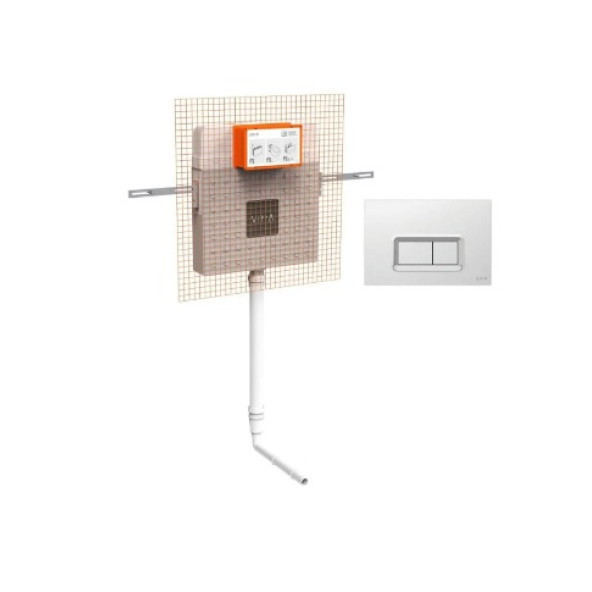 VitrA 800-1918 Hela Taşı Uyumlu Gömme Rezervuar Seti