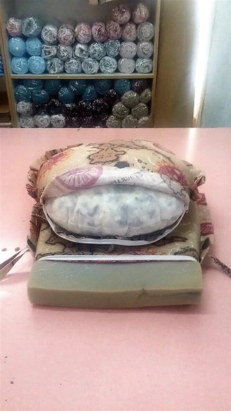 BAMBU MİNDERİ FERMUARLI 5 CM GRİ SÜNGERLİ KIRPINTILI ASTARLI PİLELİ ÜCRETSİZ VE HIZLI KARGO-104 - Resim 3