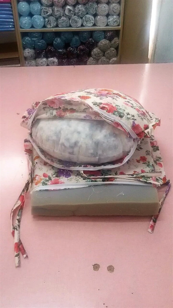 BAMBU MİNDERİ FERMUARLI 5 CM GRİ SÜNGERLİ KIRPINTILI ASTARLI PİLELİ ÜCRETSİZ VE HIZLI KARGO-111 - Resim 3