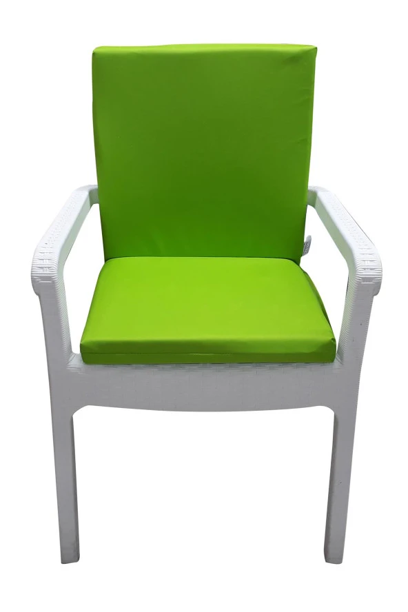 Mi̇rzade 4 Adet Eli̇t Su Geçi̇rmez Yüksek Arkali Mi̇nder-Fistik Yeşi̇l | 4’lü Su Geçirmez Yüksek Arkalı Sandalye Minderi – Fermuarlı ürün görseli