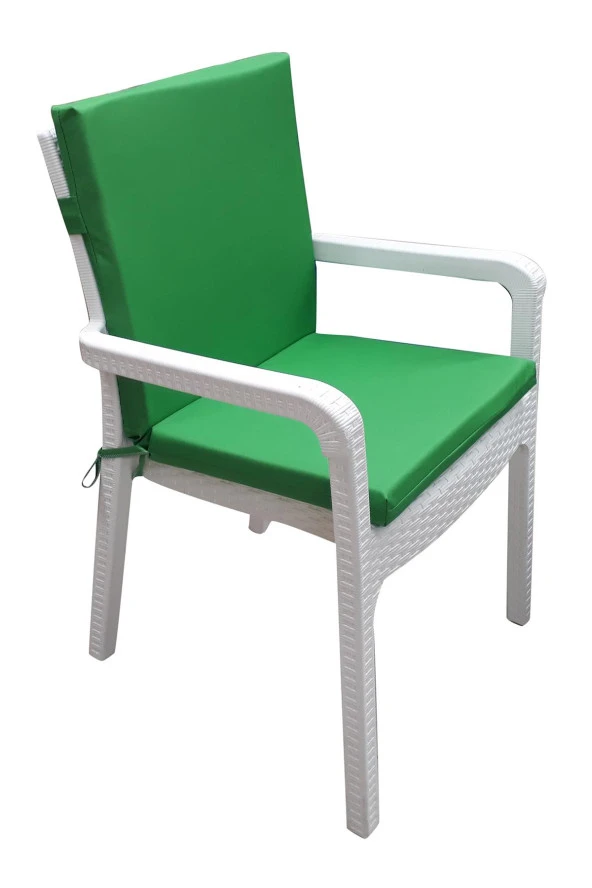 Mi̇rzade 6 Adet Eli̇t Su Geçi̇rmez Yüksek Arkali Mi̇nder-Benetton | 6’lı Su Geçirmez Yüksek Arkalı Sandalye Minderi – Fermuarlı - Resim 2