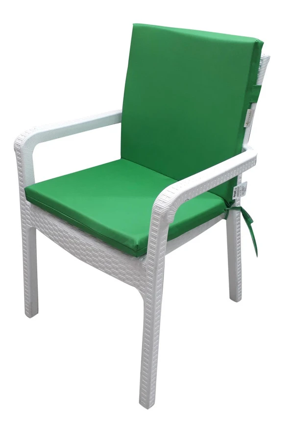 Mi̇rzade 6 Adet Eli̇t Su Geçi̇rmez Yüksek Arkali Mi̇nder-Benetton | 6’lı Su Geçirmez Yüksek Arkalı Sandalye Minderi – Fermuarlı - Resim 3